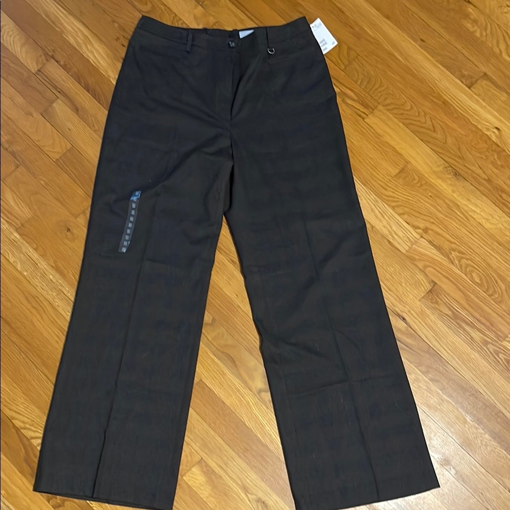 H&M Black and Brown Trousers